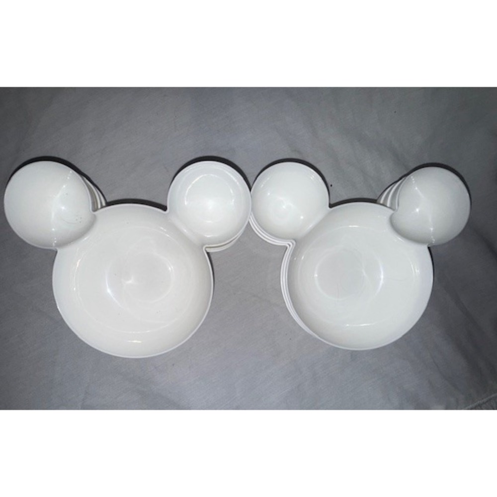 Mickey Mouse Bowls Set of 6 White Snack Bowls Kids‎ Party Decor